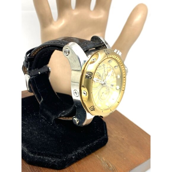 Invicta Men's Watch 10819 Reserve Venom Chronograph Swiss Quartz Gold Dial 46mm - Picture 15 of 15
